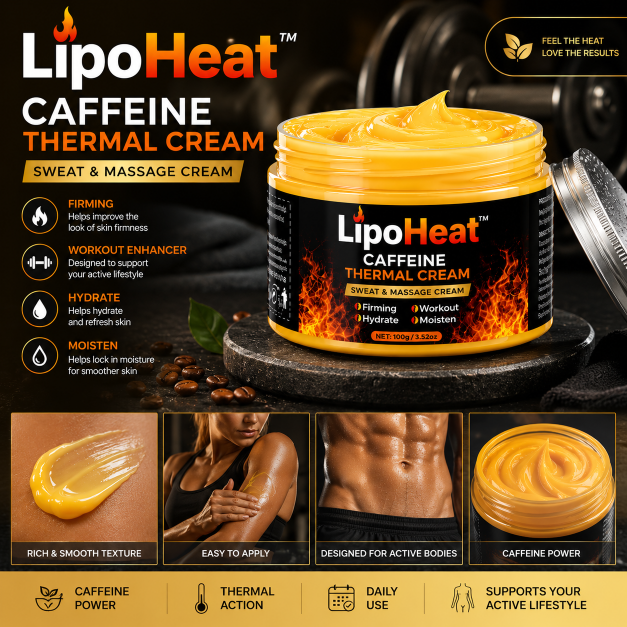 LipoHeat™ Caffeine Thermal Cream